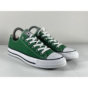 Size 8.5 - Converse Chuck Taylor All Star Low Seasonal Green Womens Shoes